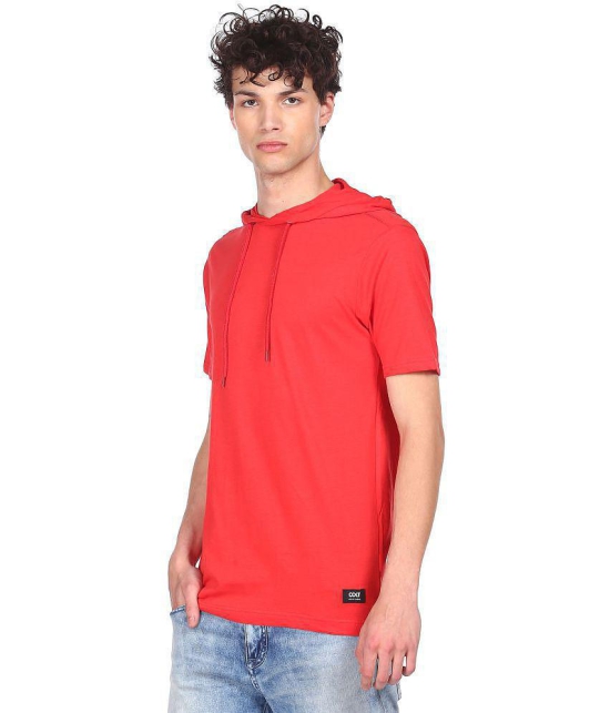 Colt - Cotton Blend Regular Fit Red Men's T-Shirt ( Pack of 1 ) - None