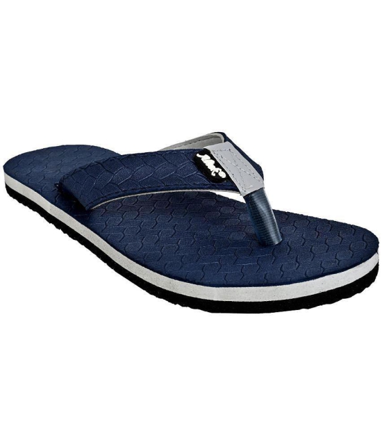 Altek - Blue Mens Thong Flip Flop - None