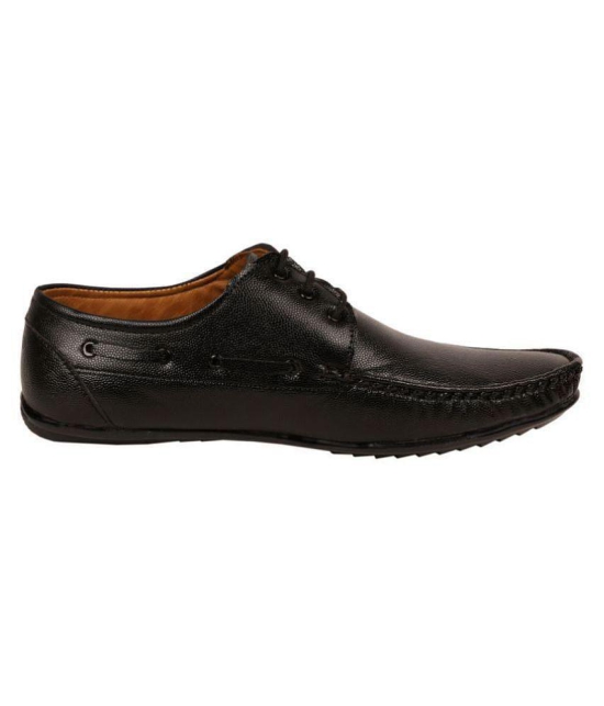 SHOES KINGDOM Black Loafers - 8