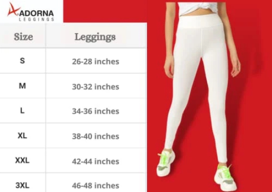 ADORNA Cotton Blend Ankle Length Leggings for Women with Goodness of Shapewear- Skinny Fit Gym Wear Yoga Pants