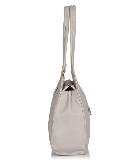 Fostelo - Grey PU Shoulder Bag - Gray