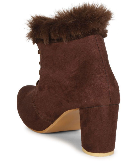 Commander - Brown Women''s Ankle Length Boots - None