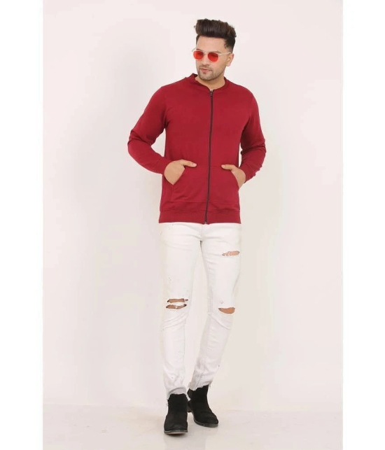 Leotude - Maroon Fleece Regular Fit Mens Casual Jacket ( Pack of 1 ) - None