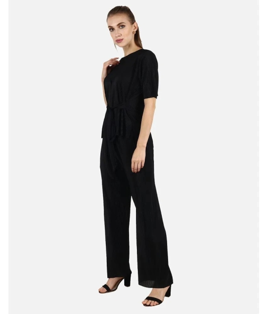 POPWINGS Black Solid Pant Top Set - None