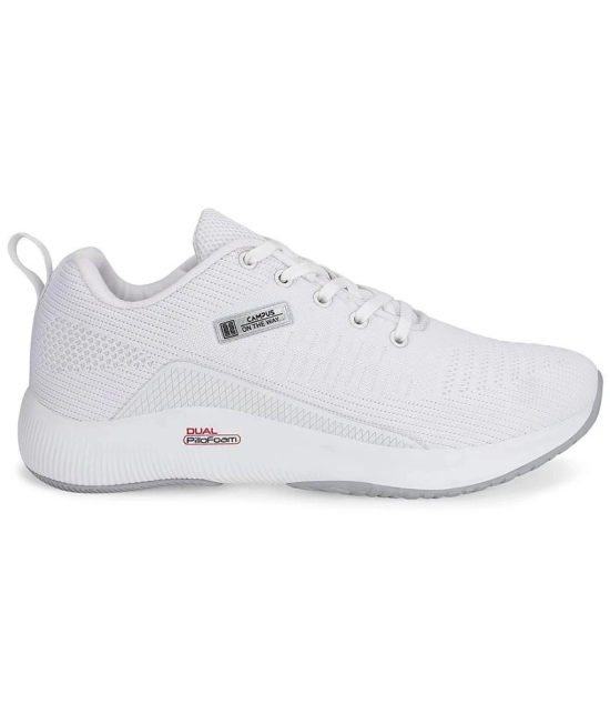 Campus - TOLL White Mens Sports Running Shoes - None