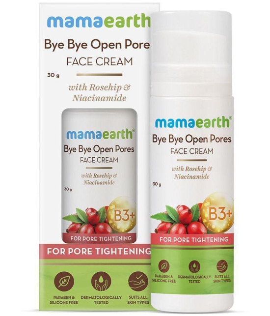 Mamaearth Bye Bye Face Cream, For Pore Tightening with Rosehip & Niacinamide - 30 g