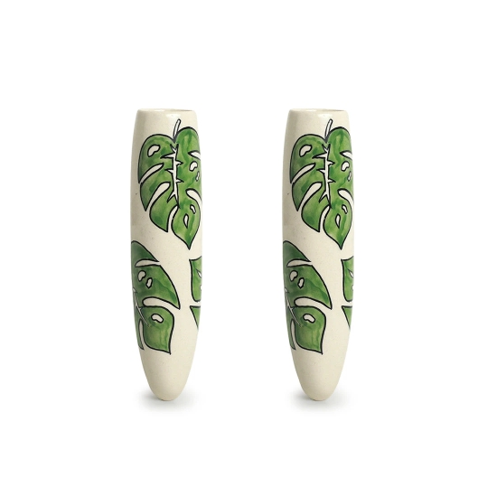 Lush Life Magnetic Fridge Planters In Ceramic (Set of 2)