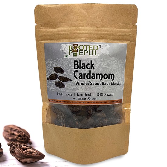 Black Cardamom | Badee Elaichi-50 gms