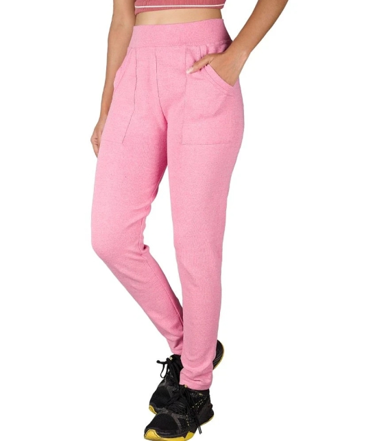 KARARO JEGGINGS - Cotton Blend Skinny Fit Pink Womens Jeggings ( Pack of 2 ) - None