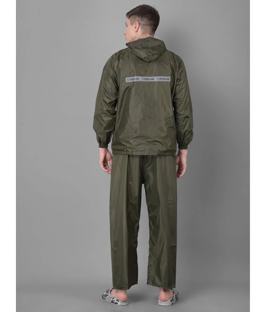 Dollar Green Polyester Mens Rain Suit ( Pack of 1 ) - XL