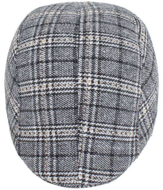 Zacharias - Gray Woollen Mens Cap ( Pack of 1 ) - Gray