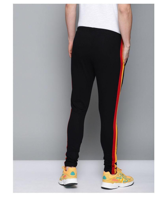 Dillinger Black Cotton Trackpants Single - S