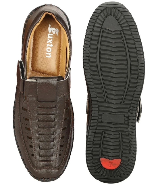 Buxton - Brown Mens Sandals - None