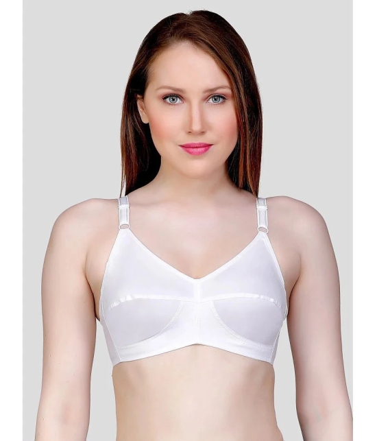 TCG Pack of 6 Cotton Non Padded Womens Everyday Bra ( White ) - None