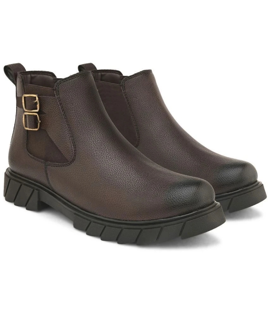 Fentacia - Brown Mens Chelsea Boots - None