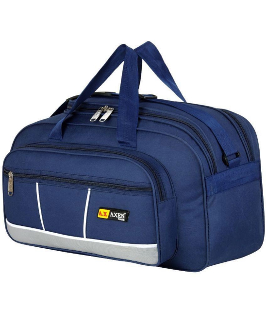 AXEN BAGS - Navy Polyester Duffle Bag - Onesize