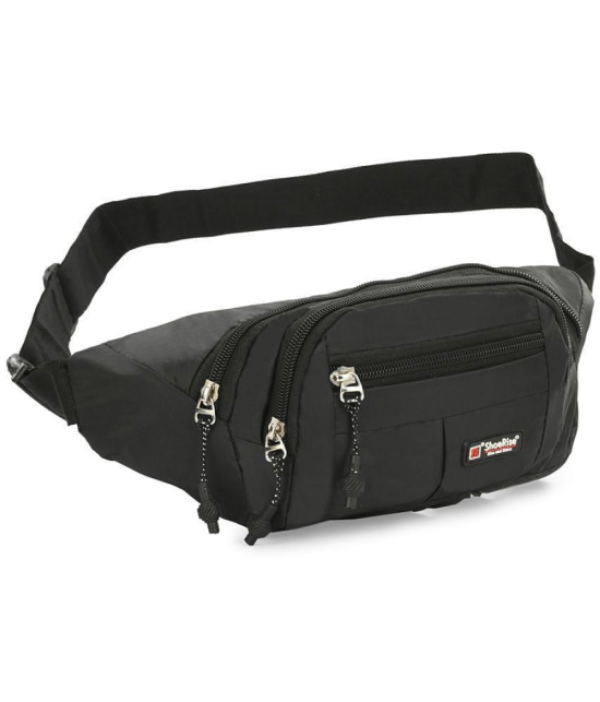 ShoeRise Black Travel bag, Waist Bag, Waist Pouch, Fanny pack - Black