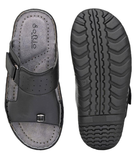 softio Black Flip Flops - 6