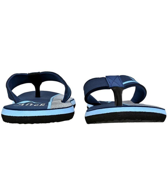 Altek - Blue Mens Thong Flip Flop - None