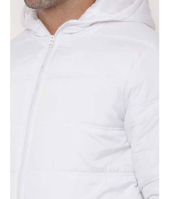 9TY3REE Polyester Mens Puffer Jacket - White ( Pack of 1 ) - None