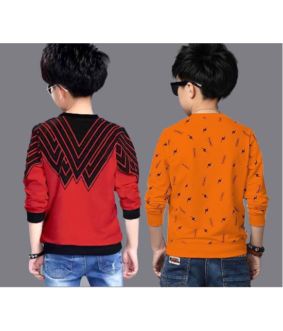 Supersquad - Multi Color Cotton Boys Sweatshirt ( Pack of 2 ) - None