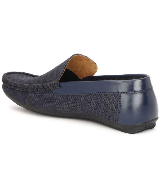 Buxton Blue Mens Slip on - 7