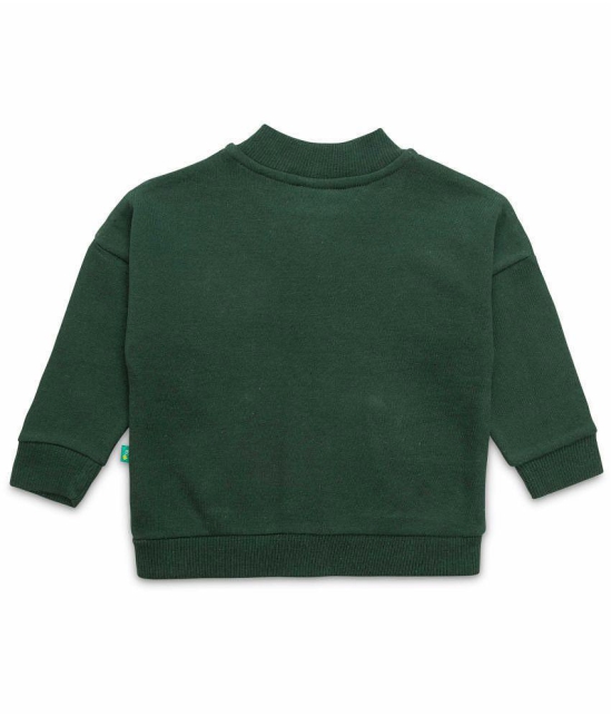 JusCubs Girls Cotton Infants Embroidered Sweatshirt - Green (Pack of 1) - None