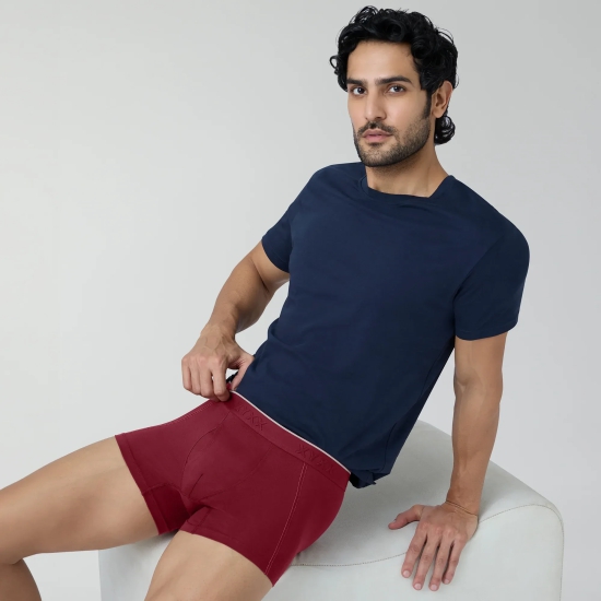 Crux Cotton Stretch Trunks Bold Burgundy M