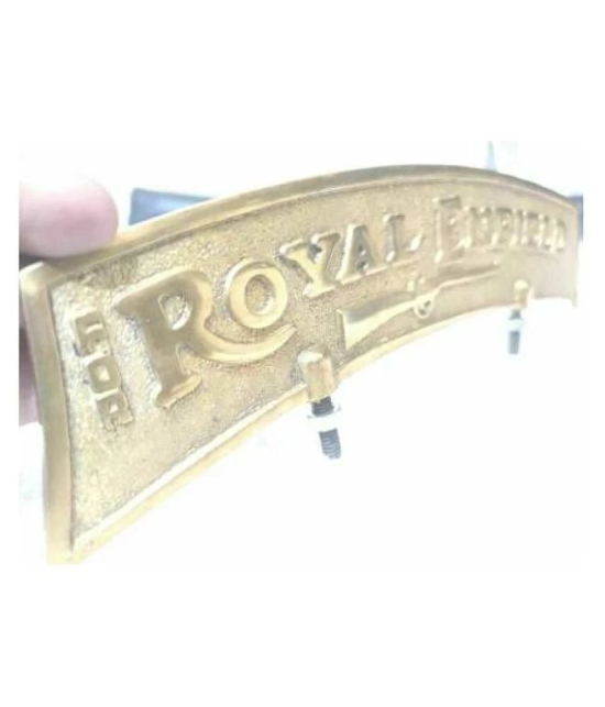 Mudguard Number Plate Pure Brass For Royal Enfield Classic 350cc 500cc , Standard , Electra