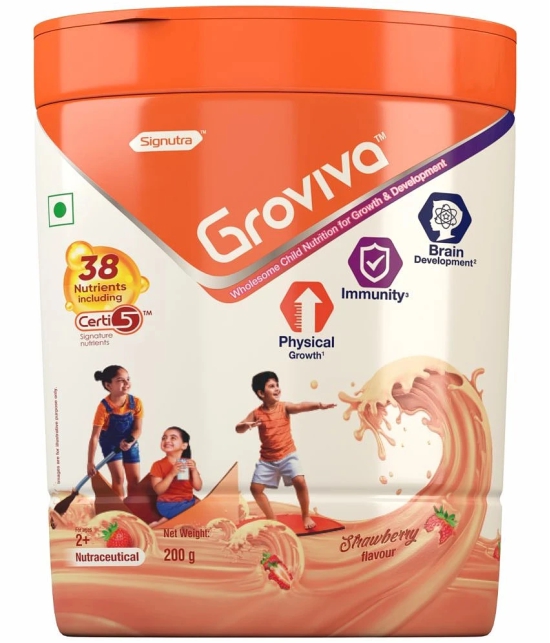 Groviva Child Nutrition Supplement Jar Nutrition Drink for Children 200 gm