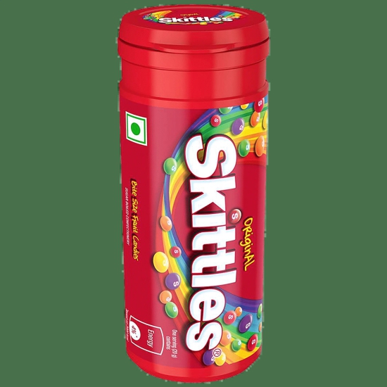 Skittles Original Fruit Candies Tube, 30.4 Gms