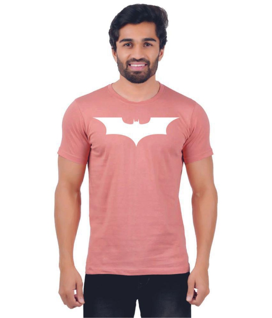 ferocious - Light Pink Cotton Regular Fit Men's T-Shirt ( Pack of 1 ) - None