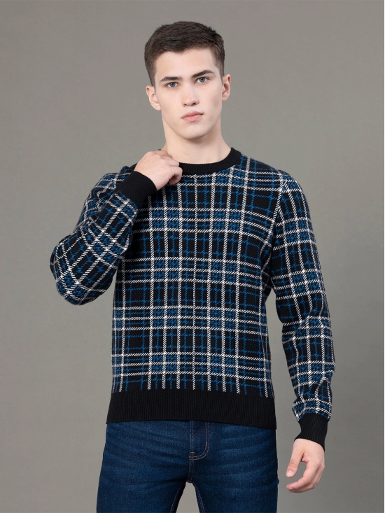 RedTape Round Neck Pattern Sweater for Men | Ultimate Comfort