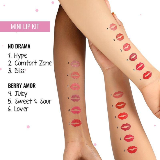 POPxo Makeup - Mini Lip Kit + First Kiss Lip Balm SPF 15