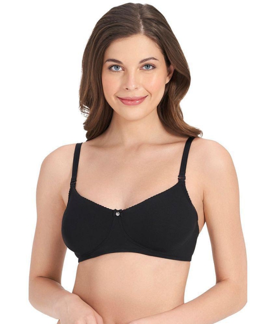 Amante Cotton Seamless bra - Black Single - 34C