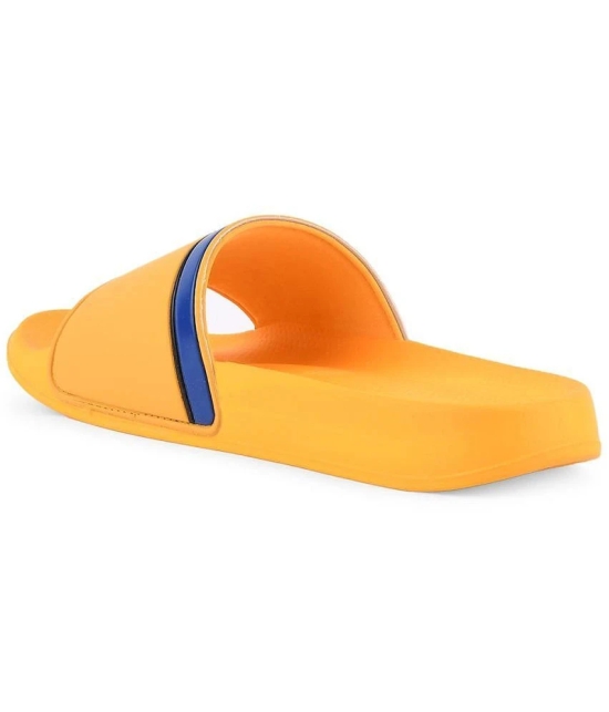 Campus - Mustard Mens Slide Flip Flop - None