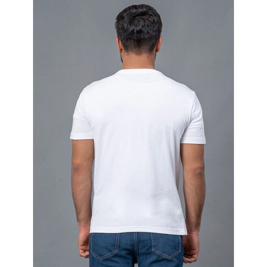 RedTape Casual T-Shirt for Men | White | Comfortable & Breathable | Durable & Moisture Absorbent | Round Neck | Half Sleeves |