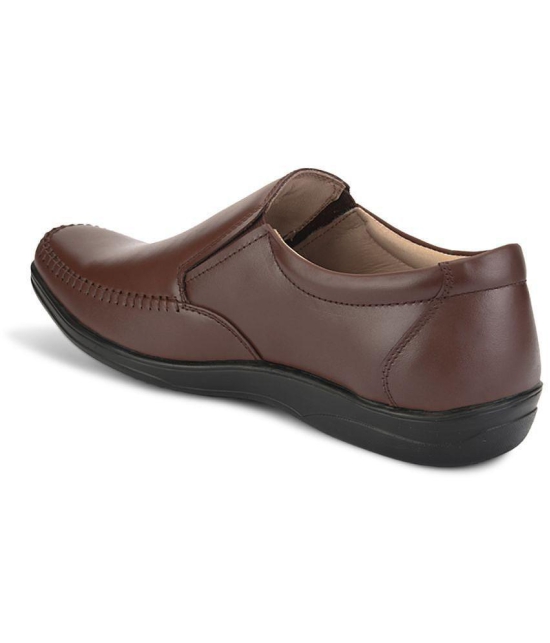 Fentacia - Brown Men's Slip On Formal Shoes - None