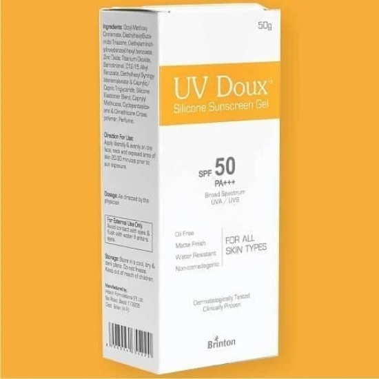 UV Doux Silicone Sunscreen Gel SPF 50 PA+++ 50gm