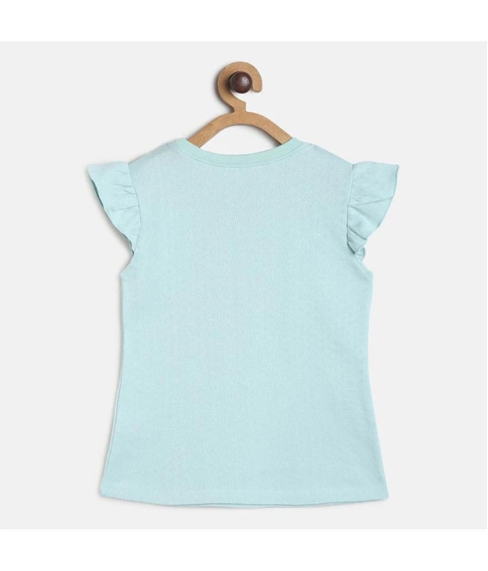 MINI KLUB Pack of 1 Girls 100% Cotton Top ( Green ) - None