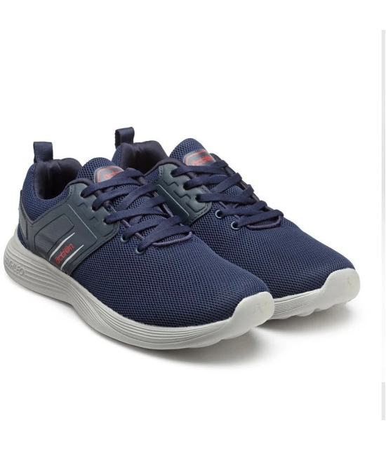 Action Action Running Shoes Navy Mens Sports Running Shoes - None