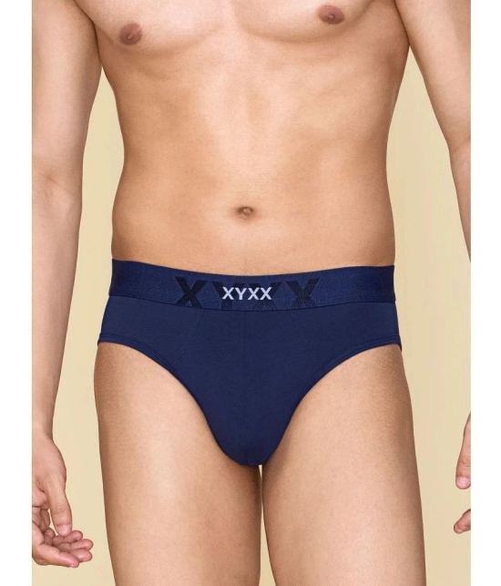 XYXX - Blue Cotton Mens Briefs ( Pack of 1 ) - None