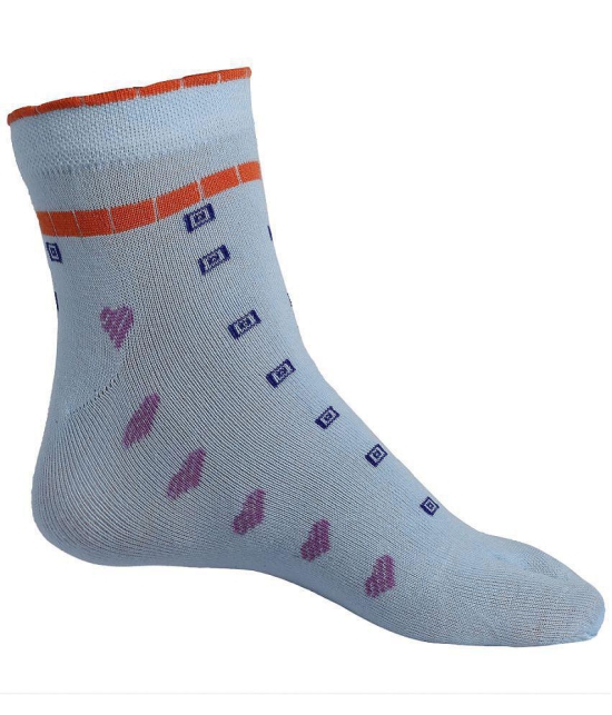 Texlon - Multicolor Cotton Women's Ankle Length Socks ( Pack of 5 ) - None