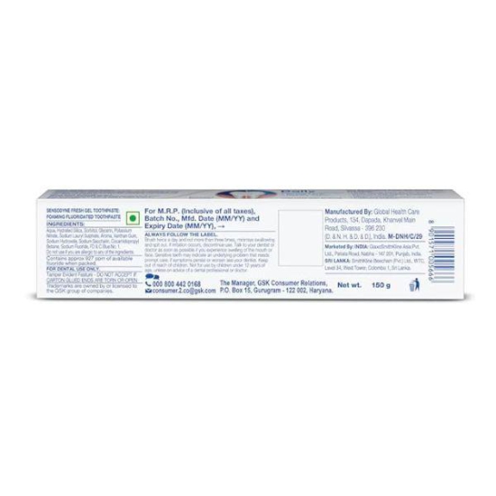 Sensodyne Fresh Gel Toothpaste 150 Gms