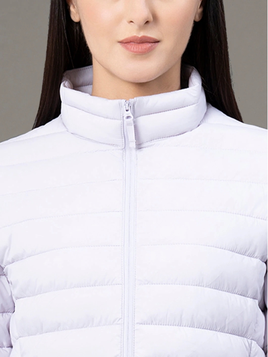 RedTape Stand Collar Padded Jacket for Women | Lightweight & Enhanced Comfort