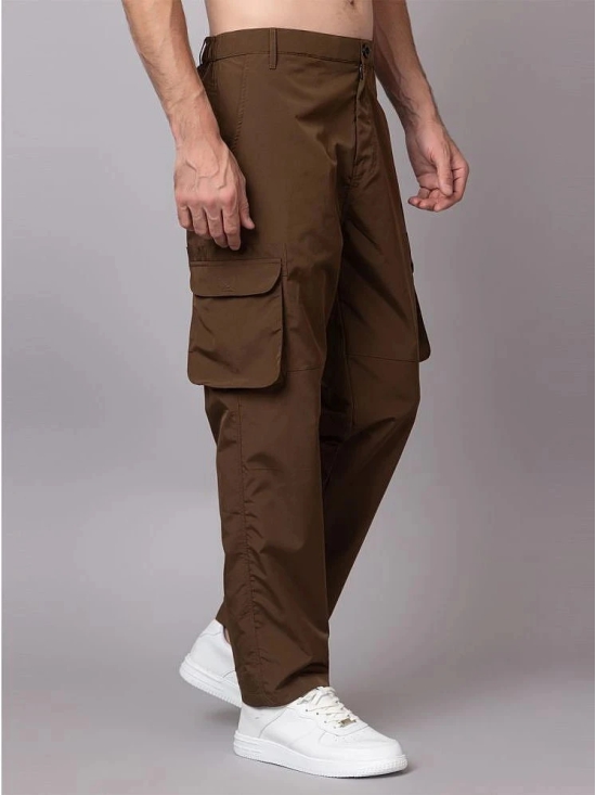 YHA Brown Polyester Mens Sports Trackpants ( Pack of 1 ) - None