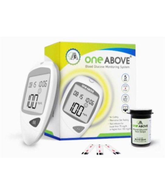 One Above Glucometer kit with 25 strips Expiry March 2024