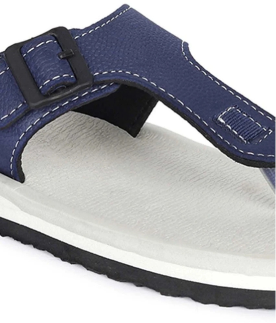 Aadi - White Mens Leather Slipper - None