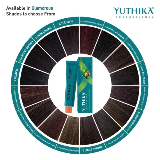 Yuthika Professional Creme Hair Color 8.13 Light Beige Blonde 100gm Permanent Hair Colour, Professional Salon Hair Colour