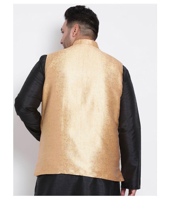 Hangup Multi Cotton Blend Nehru Jacket - None